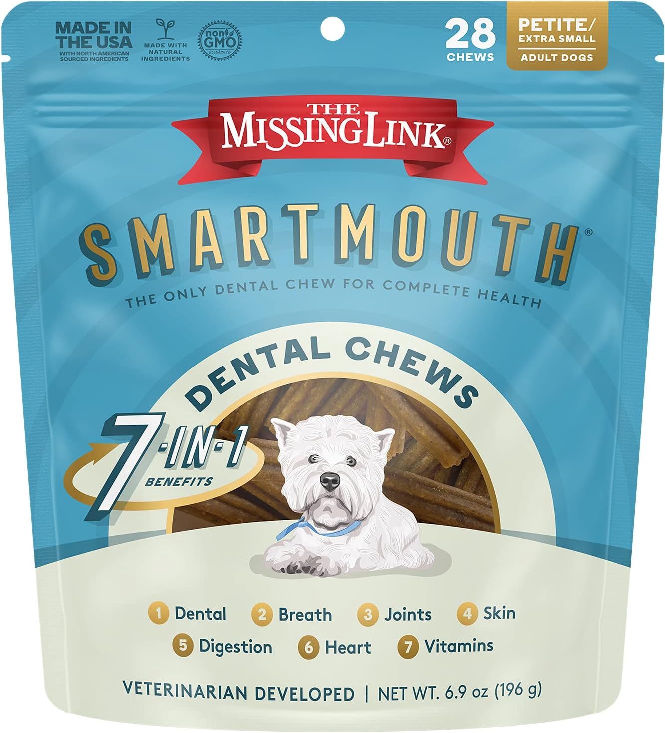 Smartmouth Dental Chews, Size: Petite