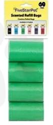 Green Scented refill bags, Size: 4 pc
