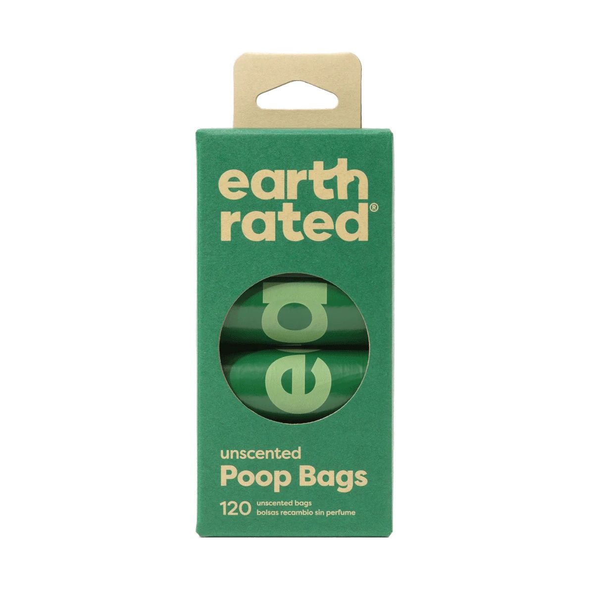 Earth rated standard Bags Unscented Poop Bags, Size: 120 counts