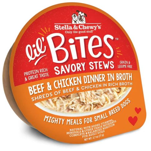 S&amp;C Lil Bites Beef &amp; Chicken Dinner in Broth