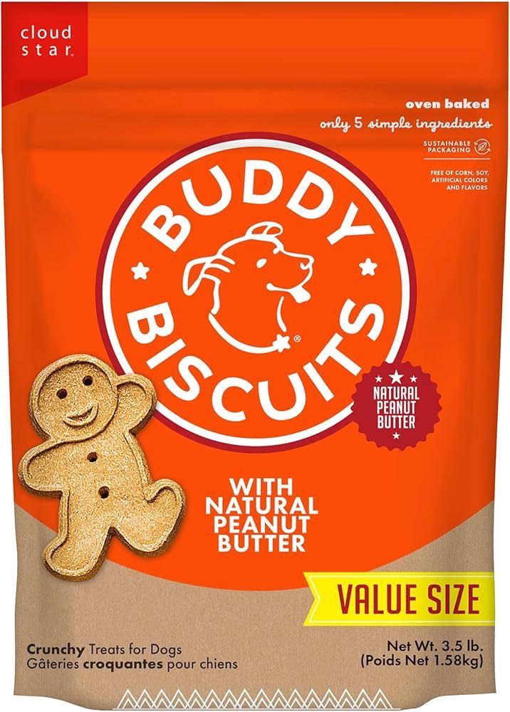 Buddy Biscuits Natural Peanut Butter