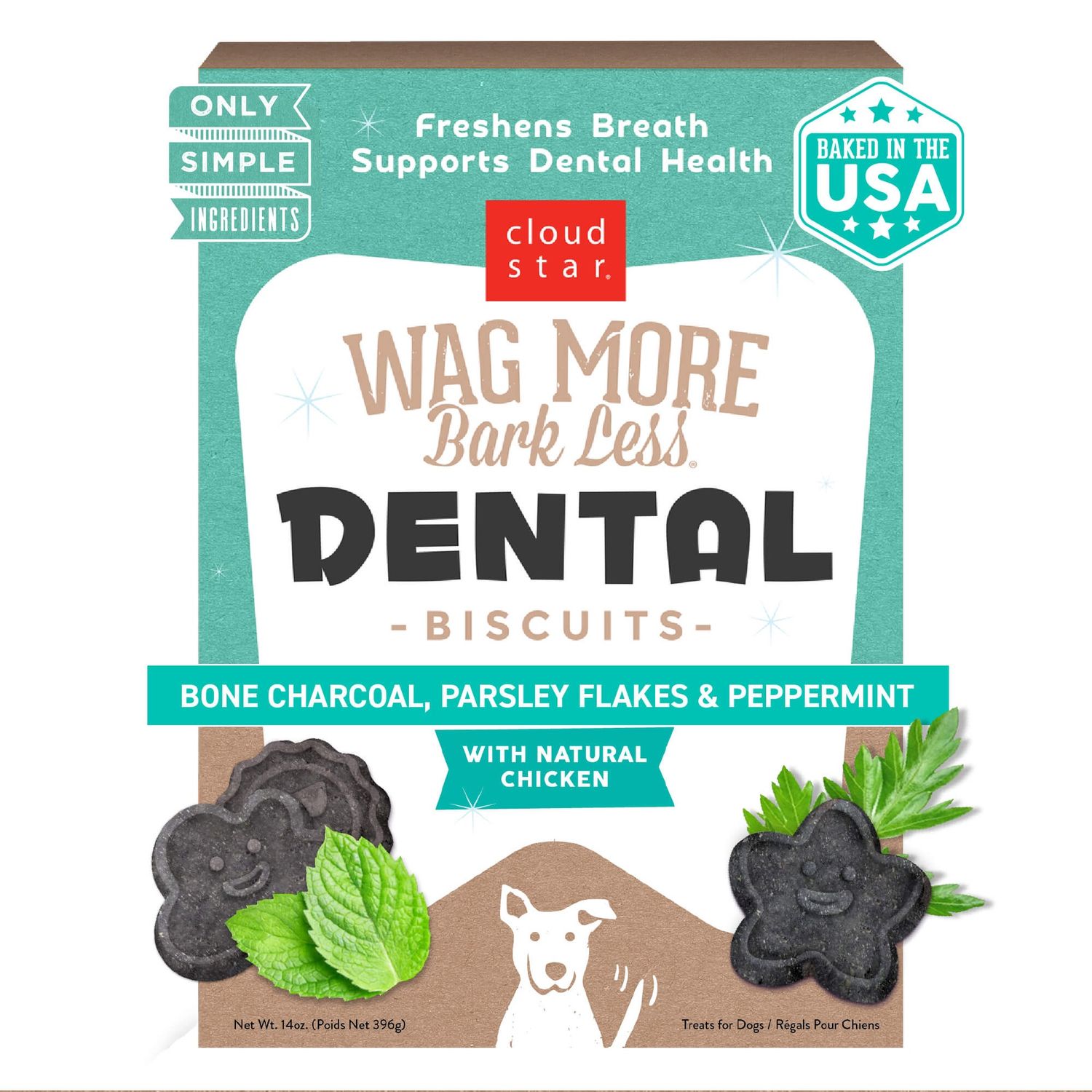 Wag More Bark Less Dental Biscuits w/ Chicken