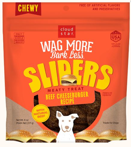 Wag More Bark Less Sliders Beef Cheeseburger