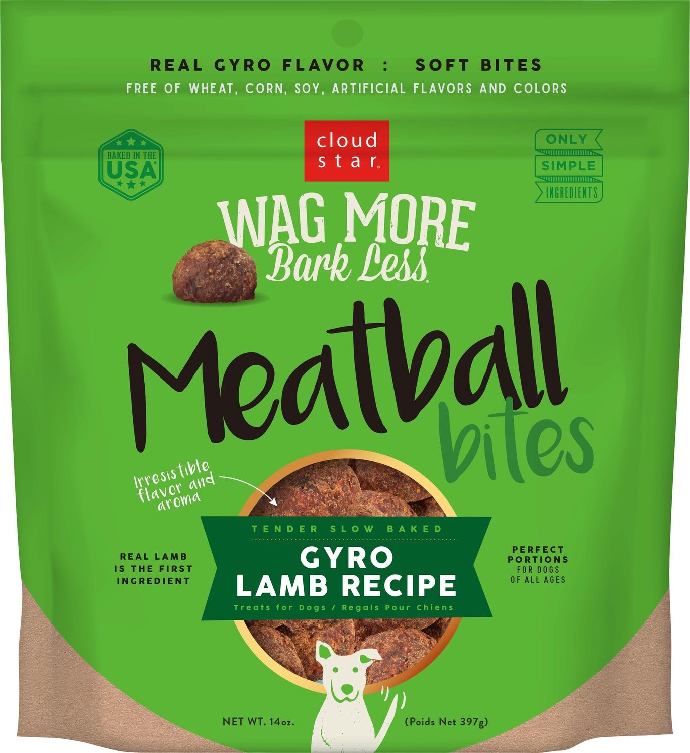 Wag More Meatball Bites Lamb