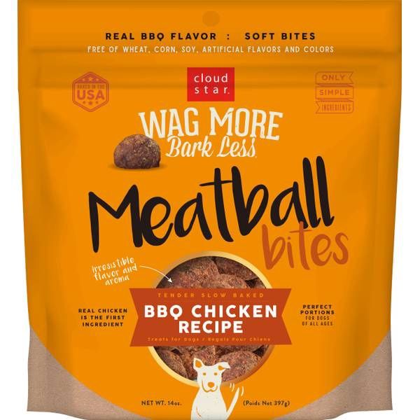 Wag More Meatball Bite BBQ Chicken Recipe