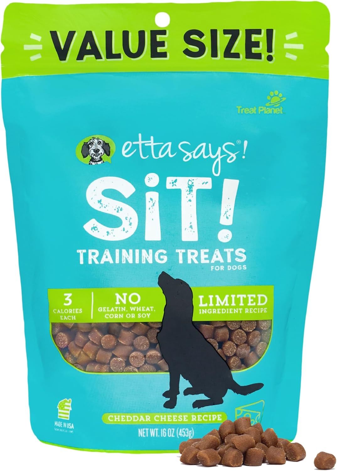 Sit Training Treats Cheddar Cheese Recipe, Size: 16 oz