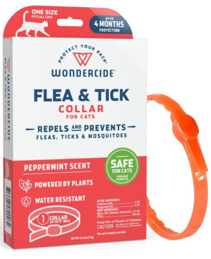 Wondercide Flea &amp; Tick Collar Cat Peppermint Scent