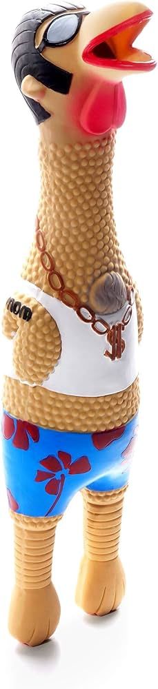 Squawkers Latex Rubber Chicken