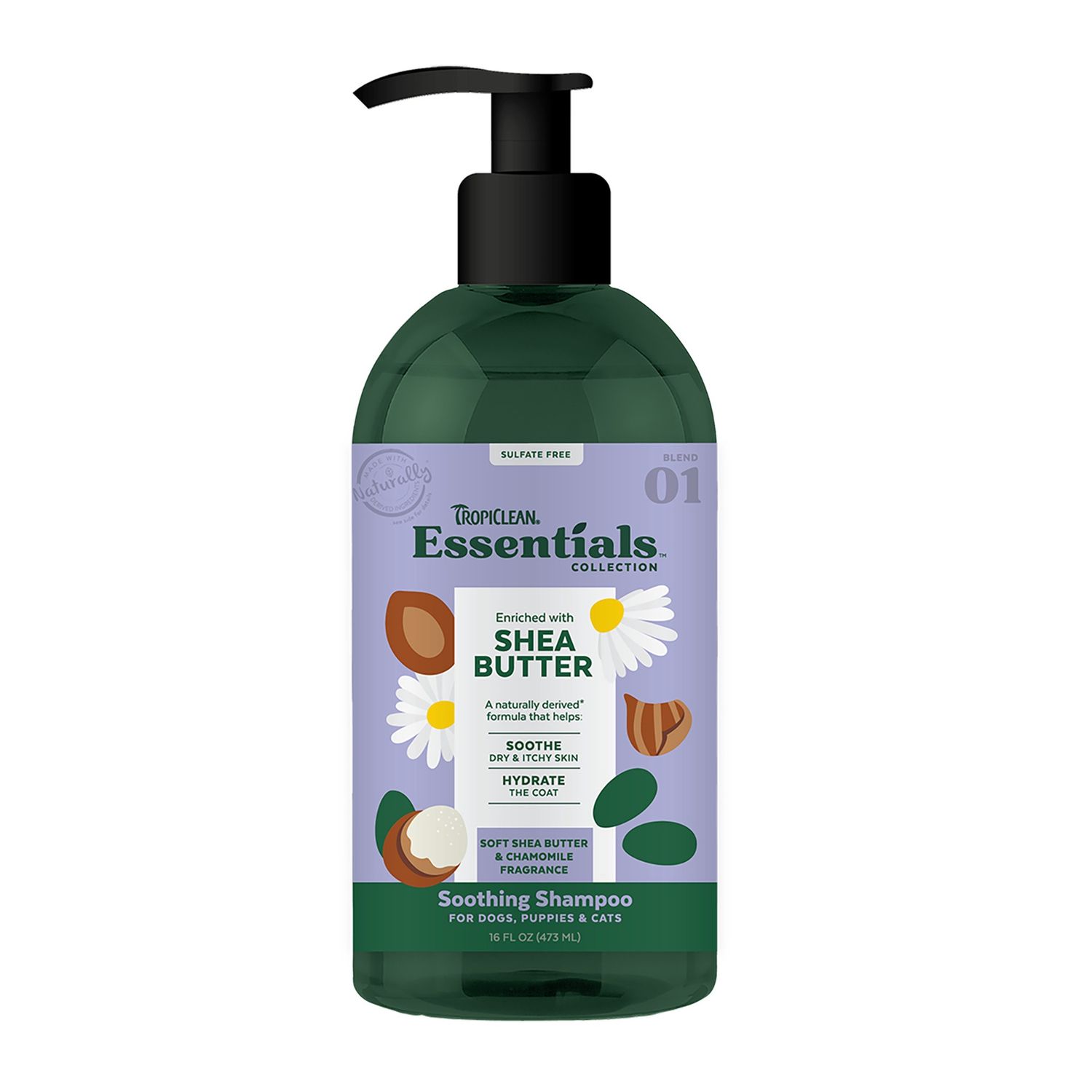 Essentials Shea Butter Shampoo 16 oz