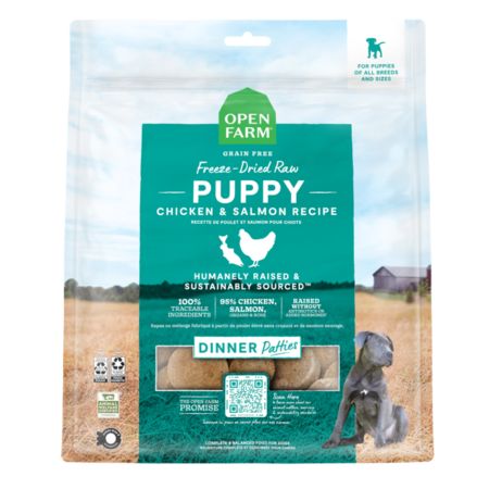 Freeze Dried Puppy Chicken &amp; Salmon Dinner Patties