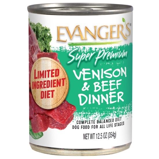 Evanger&#39;s Super Premium Venison &amp; Beef Dinner