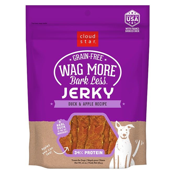 Wag More Bark Less Jerky Duck &amp; Apple
