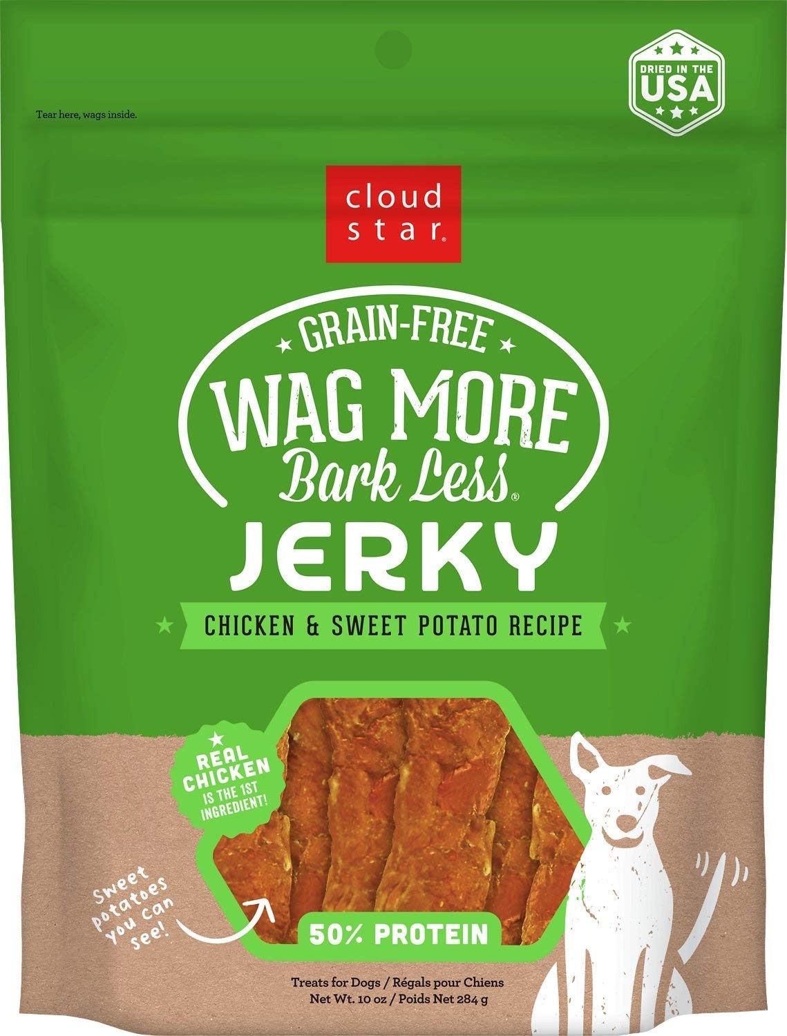 Wag More Bark Less Jerky Chicken &amp; Sweet Potato