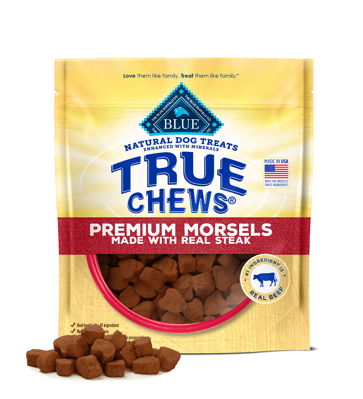 Blue True Chews Premium Morsels Steak