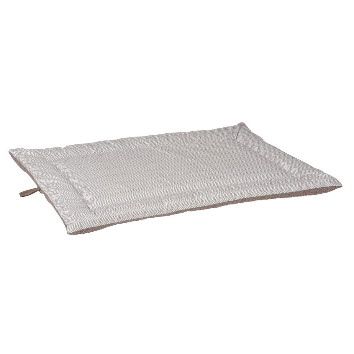 Cosmopolitan Mat Taupe Herringbone Sml