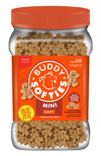 Buddy Biscuits Soft Chewy Mini Peanut Butter