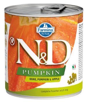 N&amp;D Pumpkin Boar &amp; Apple Dog Can 10.0z