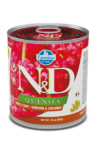 N&amp;D Quinoa Skin &amp; Coat Venison &amp; Coconut Dog Can 10 oz