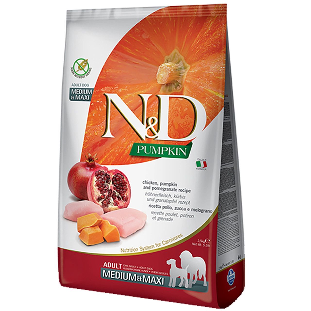 N&amp;D Pumpkin Chicken &amp; pomegranate Dog Dry Med Max