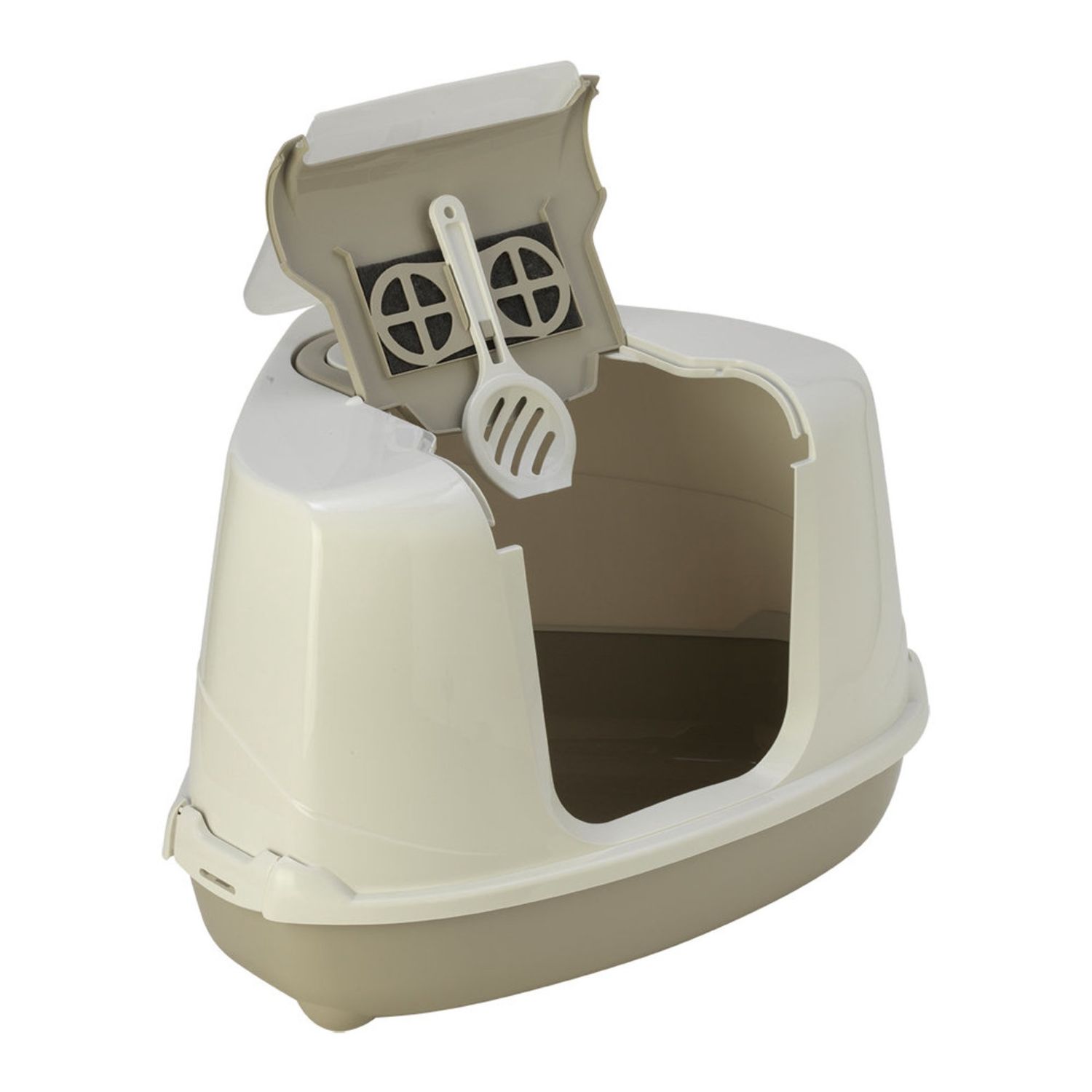 Moderna Litter Pan Flip Corner Hooded