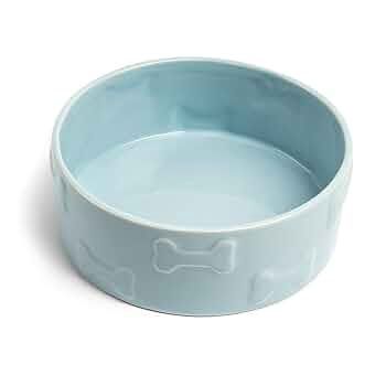 Manor Blue Med 6.5&quot; Bone Bowl (4 cups)