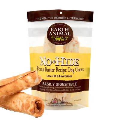 No Hide Peanut Butter Recipe Dog Chews 2 pk