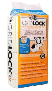 Gridlock Puppy Housetraining Pads 24x24 50ct