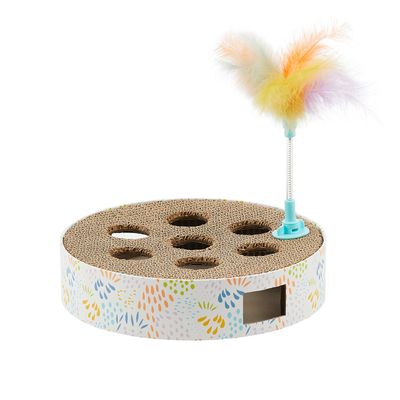 Scratch N&#39; Hunt Puzzle with Spring Toy