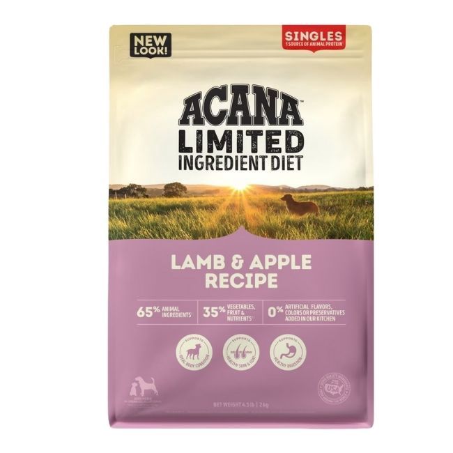 Acana Singles Lamb &amp; Apple, Size: 4.5 lbs