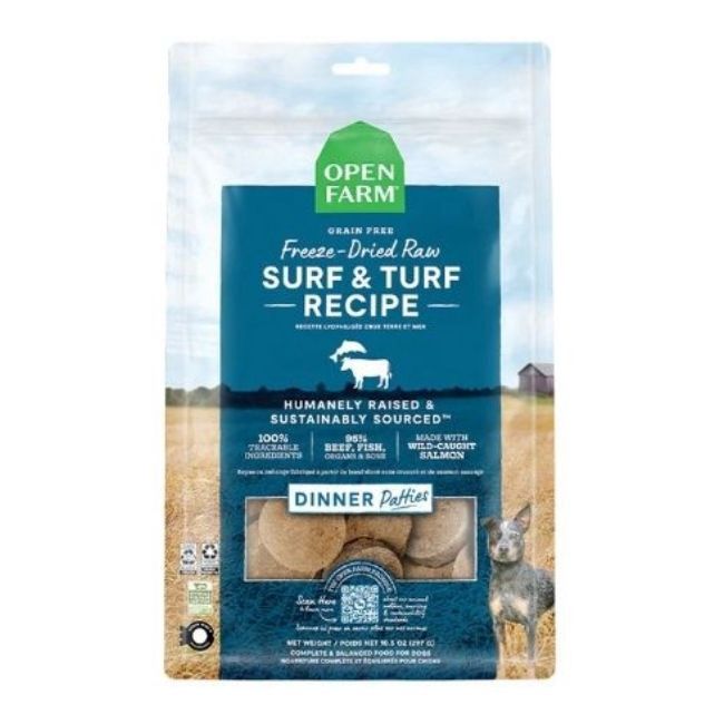 Freezed Dried Raw Surf &amp; Turf-10.5 oz