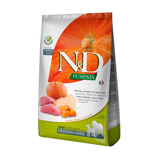 N&amp;D Pumpkin Wild Boar &amp; Apply Dry Dog Med &amp; Max 26 lbs