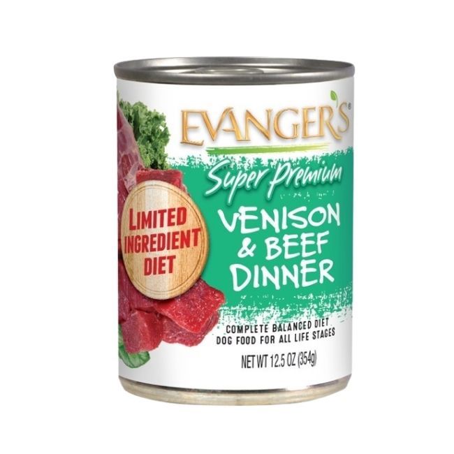 Evanger&#39;s Super Premium Venison &amp; Beef Dinner