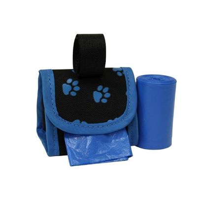 Paw Print Purse Dispenser Blue