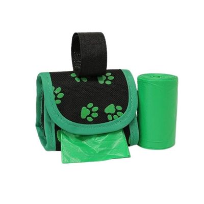Paw Print Purse Dispenser Green