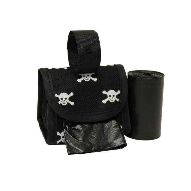 Skull &amp; Bones Purse Dispenser White