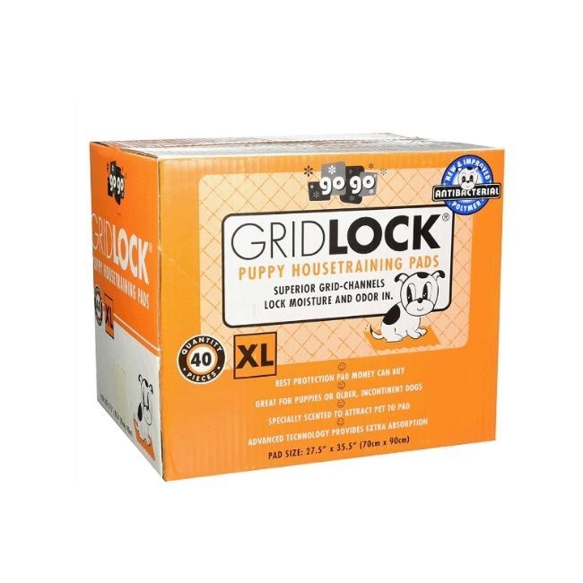 XL Gridlock Puppy Housetraining Pads 40ct