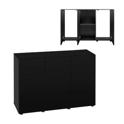 Aquael Glass Aquarium Opti Set 240 Cabinet blk