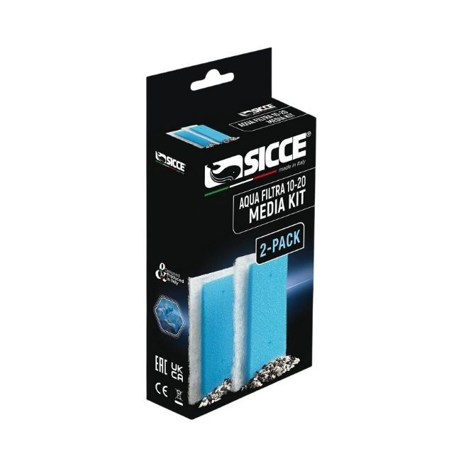 Sicce Hang on Aqua Filtra 10-20 Media Kit 2pk