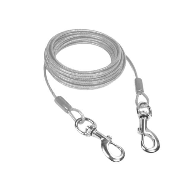 Atlas Coated Tie-Out Cable Jumbo (Silver)