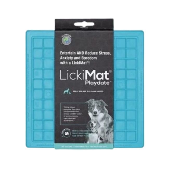 Dog Licki Mat Playdate Turquoise