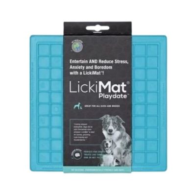 Dog Licki Mat Playdate Turquoise