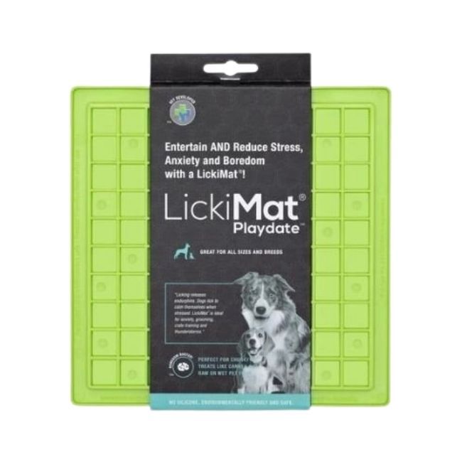 Dog Licki Mat Playdate Green