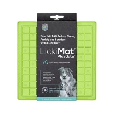 Dog Licki Mat Playdate Green