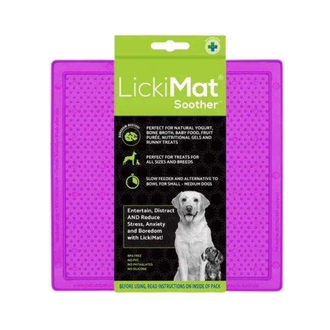 Dog Licki Mat Soother Purple