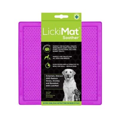 Dog Licki Mat Soother Purple