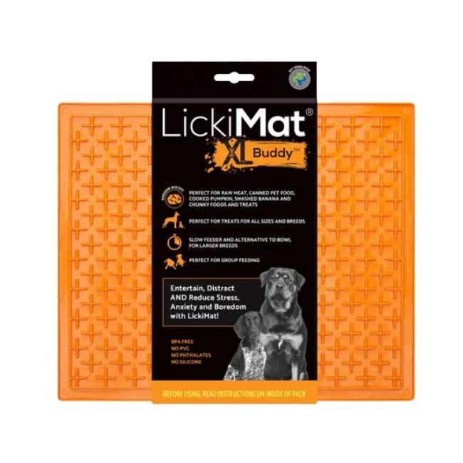 Dog LickiMat Buddy Orange
