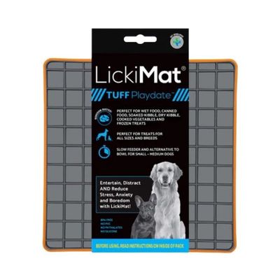 LickiMat Playdate Tuff Series Orange