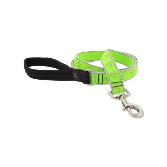 1" Reflective Grn Diamond Lead-6'