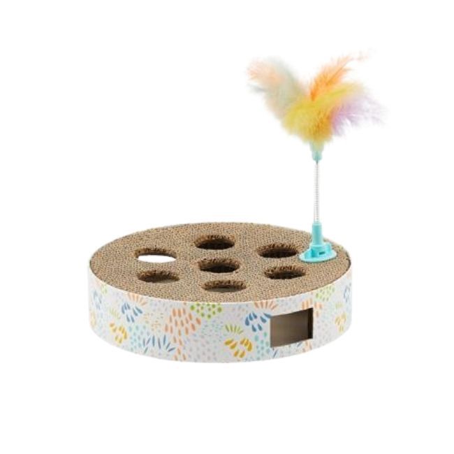Scratch N' Hunt Puzzle with Spring Toy