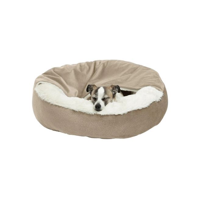 Cozy Cuddler Ilan Cat &amp; Dog Bed Wheat 24x24